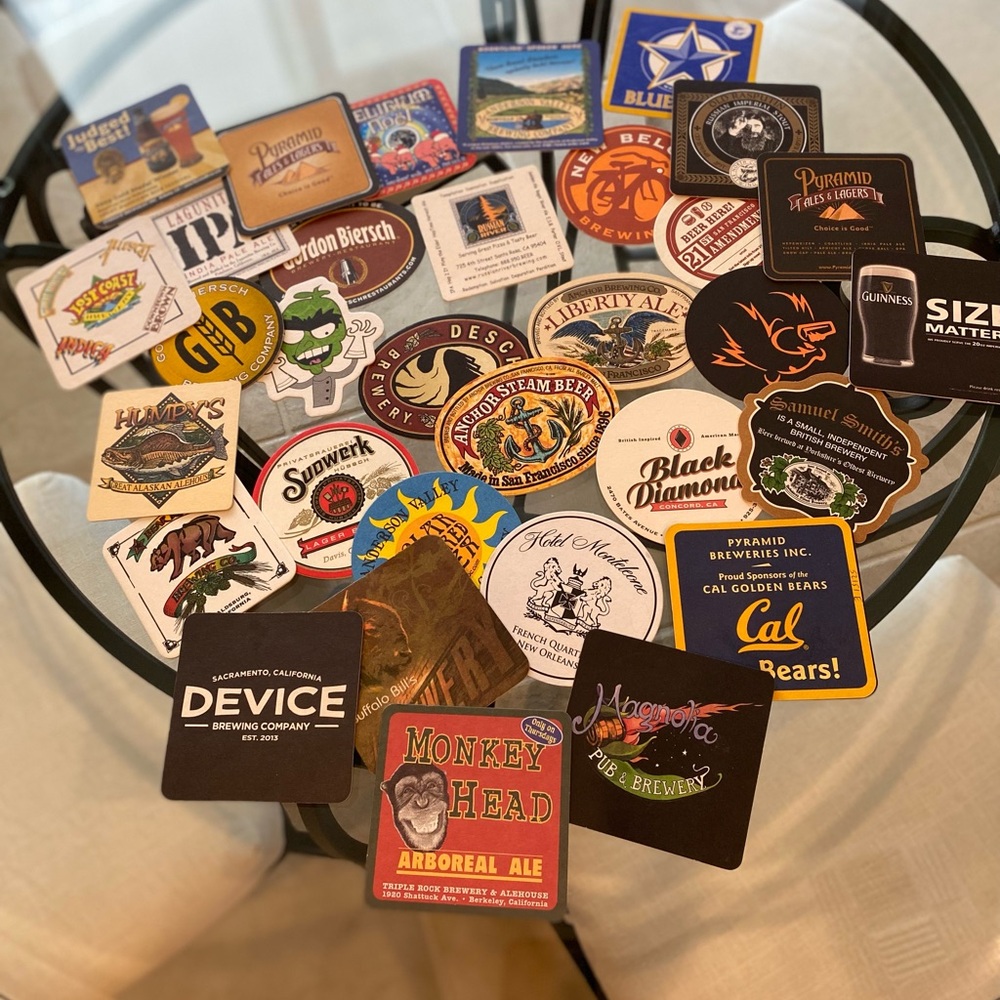 Assorted Craft Brewery Beer Coasters